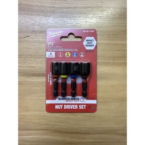 Milwaukee SHOCKWAVE Impact Duty 1-7/8 in. Alloy Steel Magnetic Nut Driver Set